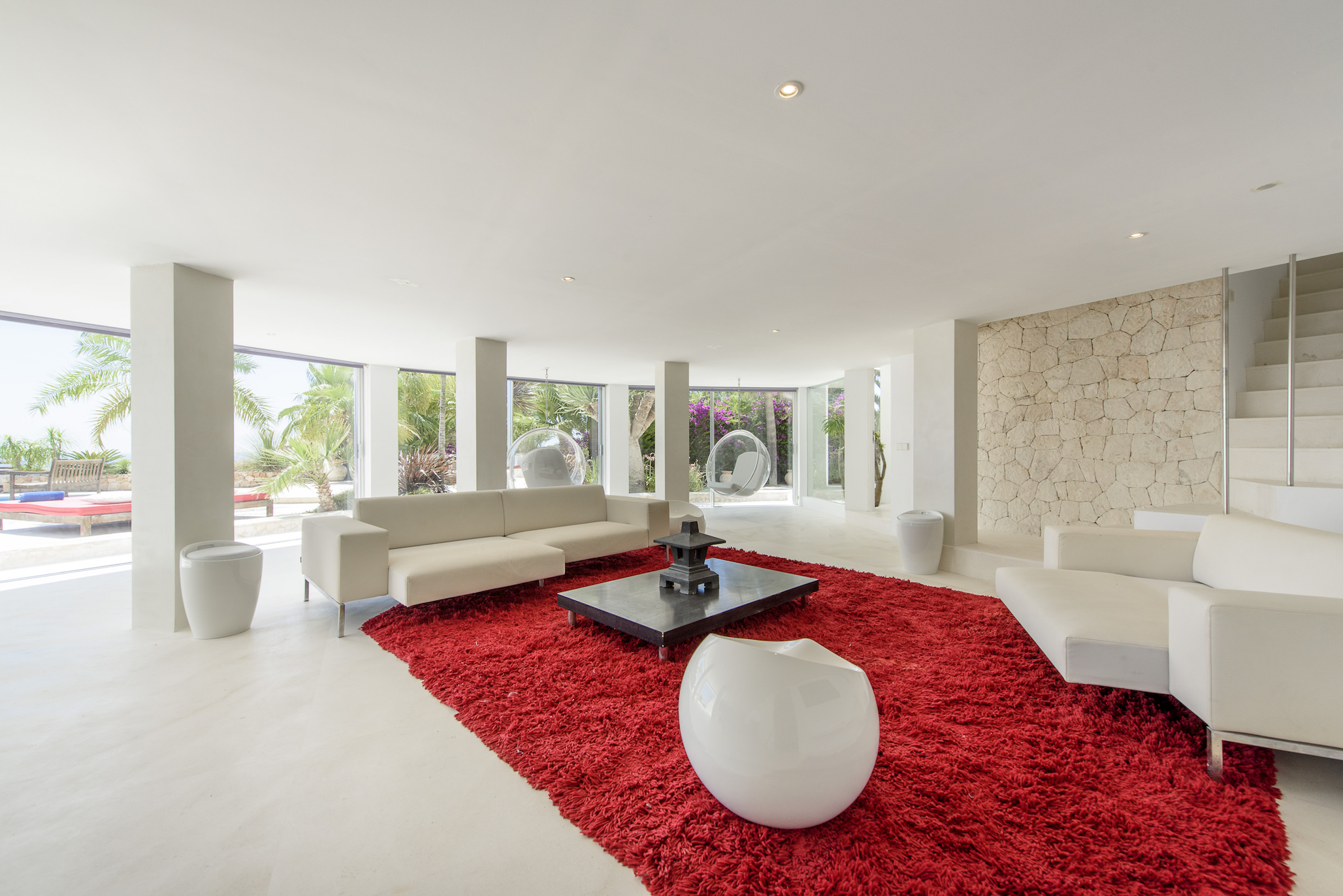 Resa Estates modern villa for sale te koop Cala Tarida Ibiza living room woonkamer.jpg